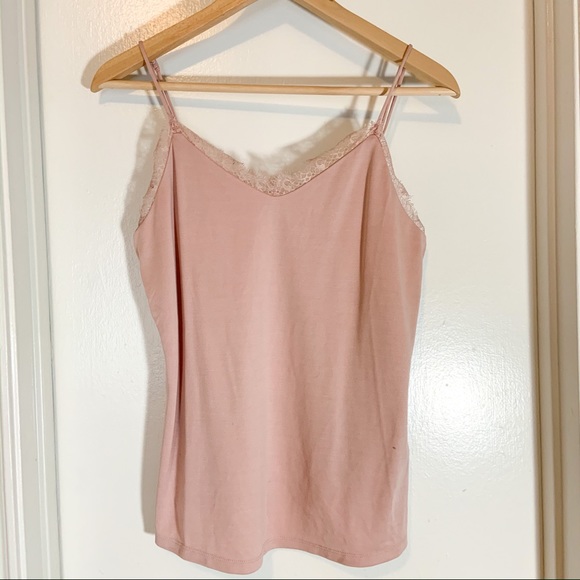 🌸 Blush Lace Trim Cami - Picture 3 of 4